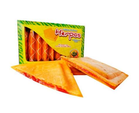 Herpos Galletas Rellenas X10und .
